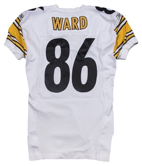 2001 Hines Ward Game Used Pittsburgh Steelers White Road Jersey (Sports Investors)